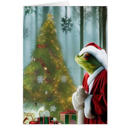 Christmas Frog Cards (Front)