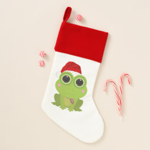 Christmas Frog Christmas Stocking