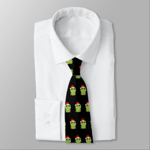 Christmas Frog Neck Tie