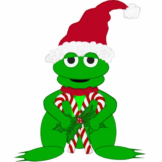 Christmas Frog Ornament (Front)