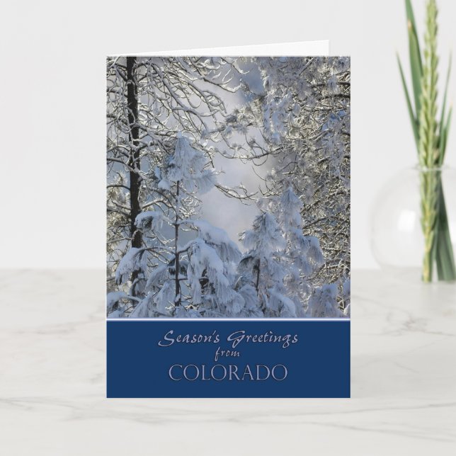 Christmas from Colorado Card (Front)