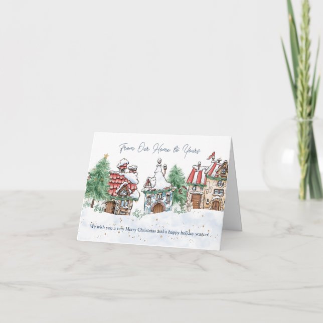 Christmas From Our Home To Yours Card (Front)