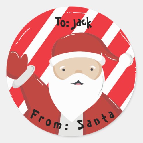 Christmas from santa to stickers