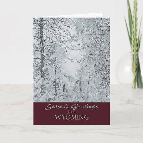 Christmas from Wyoming Card