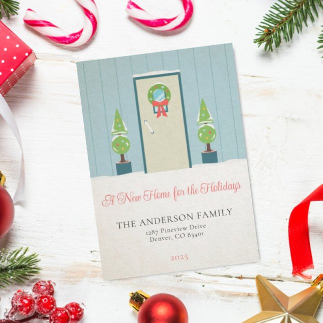 Christmas Front Door New Home Moving Announcement (Creator Uploaded)