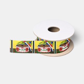 Christmas fruitcake ribbon