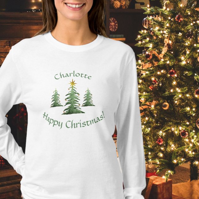 Christmas Fun Ladies Add A Name T-Shirt (Christmas Fun Ladies Add A Name T-Shirt)