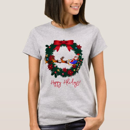 Christmas Fun Santa Clause  T_Shirt