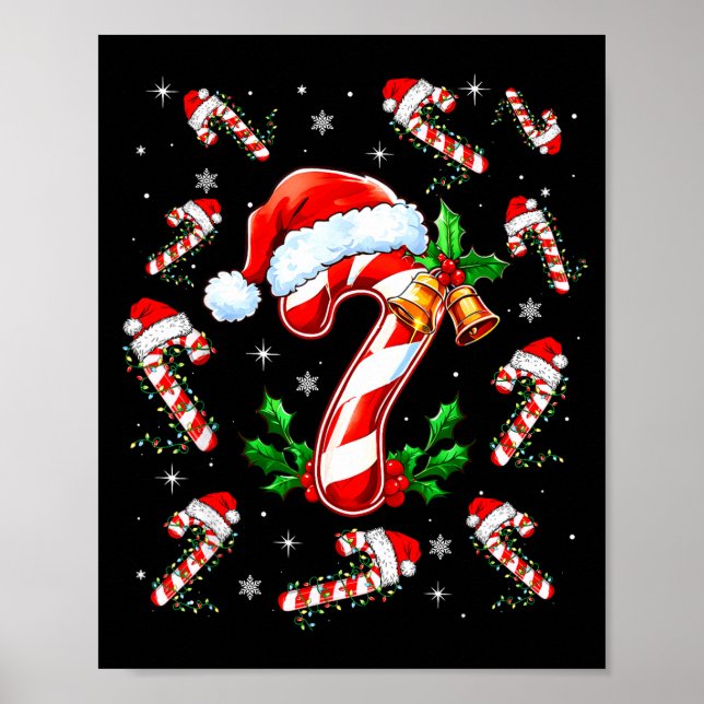 Christmas Fun Six Seven 6 7 Meme Slang Couples Can Poster (Front)