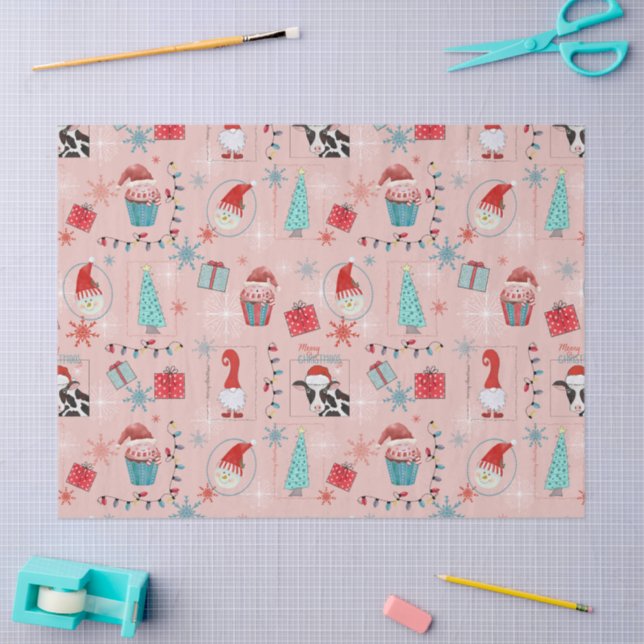 Christmas Fun Tissue Paper (Craft)