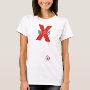 Christmas Fun - Xmas Type & Tree Bauble T-Shirt