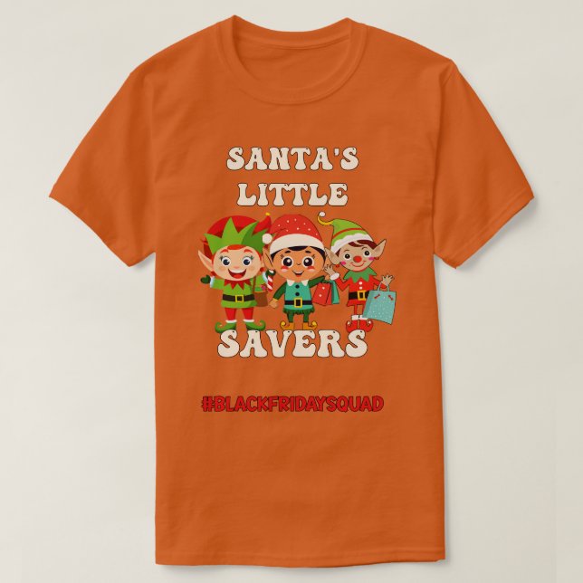 Christmas Funny Black Friday Squad T-Shirt (Design Front)