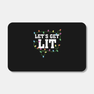Christmas Funny Cute Let's Get Lit Matchboxes