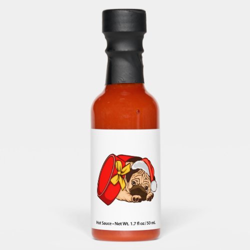 Christmas Funny Dog Vintage Xmas Puppy Merry Chris Hot Sauces