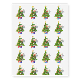 Christmas Funny Gifts Men Women Kids Temporary Tattoos