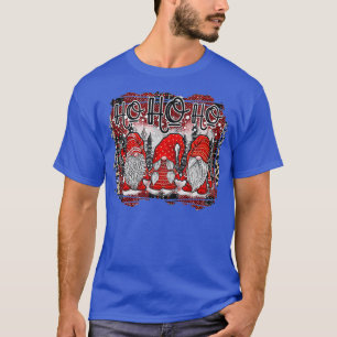 Christmas Funny Gnomes HO HO HO Snow and Christmas T-Shirt