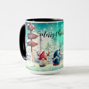 Christmas Funny Gnomes Mug