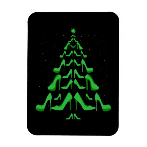 Christmas Funny High Heel Shoes Xmas Tree Gift Magnet