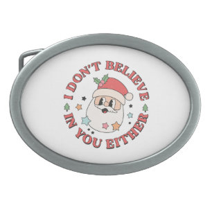 Christmas Funny Santa Belt Buckle