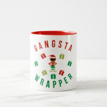 Christmas. Funny Saying. Nerd. Gangsta Wrapper