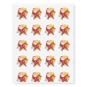 Christmas Funny Temporary Tattoos