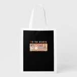 Christmas Funny Vintage Tis The Season Men Women C Grocery Bag