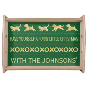Christmas Furry Babies Tray