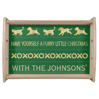 Christmas Furry Babies Tray