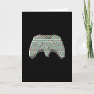 Christmas Game Controller Card