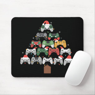 Christmas Gaming Tree Gamers Gamer Xmas Gifts Mouse Pad