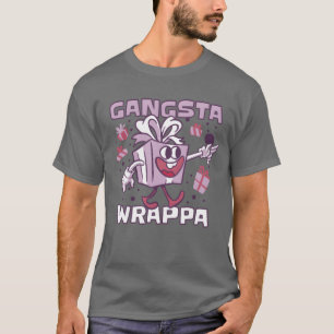 Christmas Gangsta Wrappa Christmas Presents funny T-Shirt