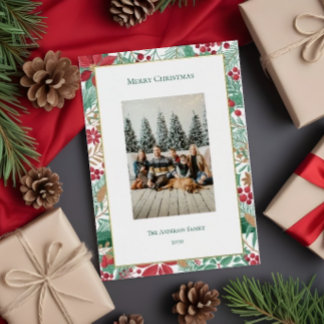 Christmas Garden |  Foil Holiday Card