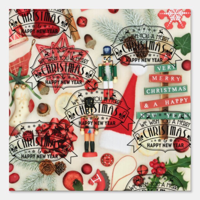 Christmas garden sign (Front)