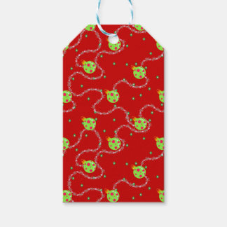Christmas Garland and Ornament_red Gift Tags