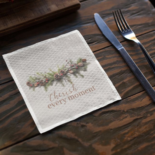Christmas Garland and Shooting Stars Cherish the Napkins (Creator Uploaded)