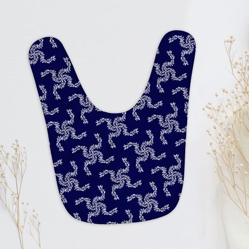 Christmas Garland Blue Christmas Decoration Xmas Baby Bib