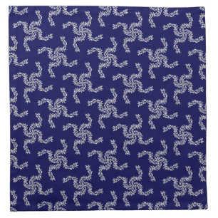 Christmas Garland Blue, Christmas Decoration, Xmas Cloth Napkin