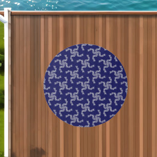 Christmas Garland Blue, Christmas Decoration, Xmas Outdoor Rug