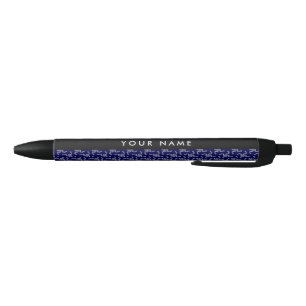 Christmas Garland, Blue, Your name, Personalize Pen