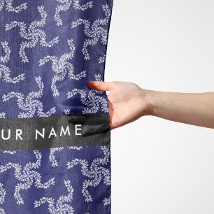 Christmas Garland, Blue, Your name, Personalize Scarf