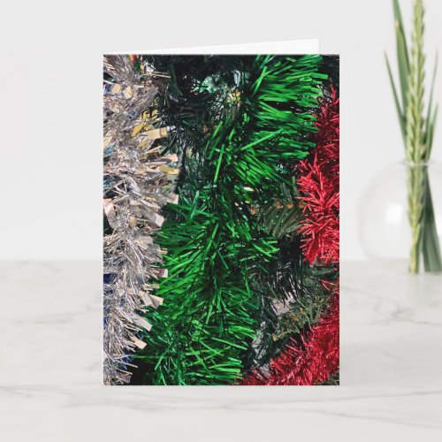 Christmas garland card
