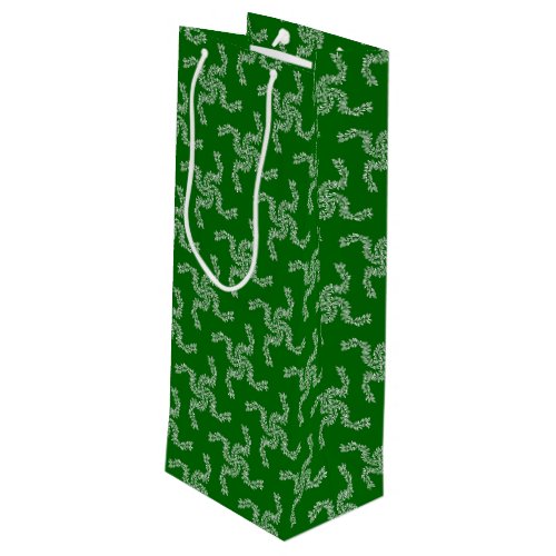 Christmas Garland Green Christmas Decoration Xma Wine Gift Bag