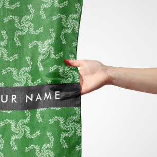 Christmas Garland, Green, Your name, Personalize Scarf