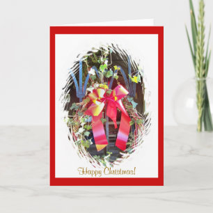 CHRISTMAS GARLAND HOLIDAY CARD