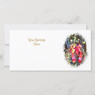 CHRISTMAS GARLAND HOLIDAY CARD