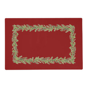 Christmas Garland  Placemat
