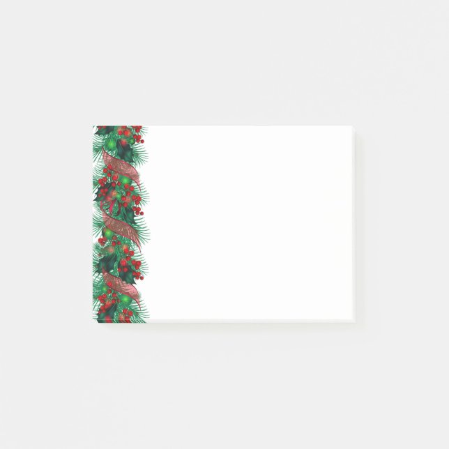 Christmas Garland  Post-it Notes (Front)