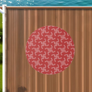 Christmas Garland Red, Christmas Decoration, Xmas Outdoor Rug