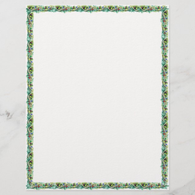 Christmas Garland Stationary (Front)