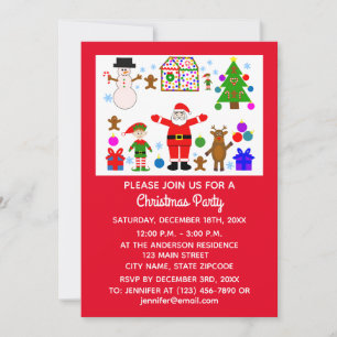 Christmas Gathering #1-2 Invitation Card
